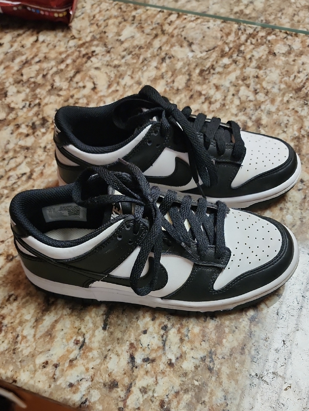Nike Black and White Low-Top Sneakers